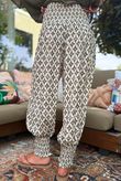 Ren Tiles of Marrakesh Shirring Cuff Pant Khaki
